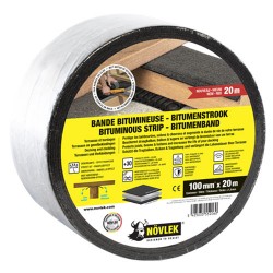 Bandes bitumineuses NÖVLEK® pour protection des lambourdes 100mmx20m